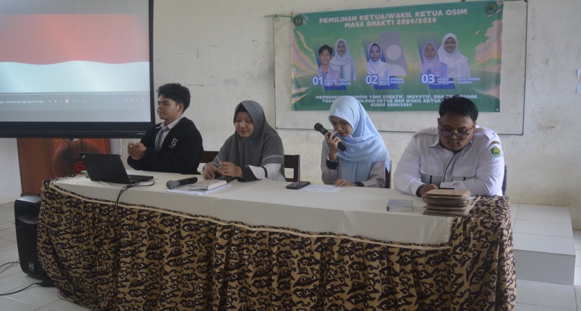 Pemilihan Ketua dan Wakil Ketua OSIM Masa Bakti 2024/2025: Bentuk Penerapan P5PPRA bertema Demokrasi di Madrasah