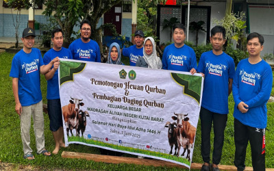 Semarak Idul Adha 1446 H : guru-guru MAN Kubar berqurban di Madrasah